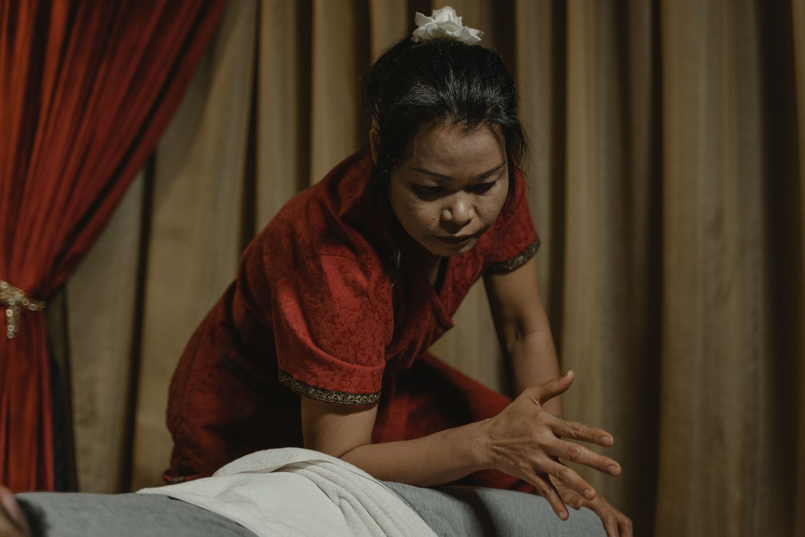 Relaxing massage setting